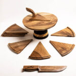 ست کیک خوری چوبی ودسنس کد WS-Z349 - Image 4