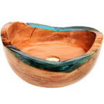 سینک روشویی چوب