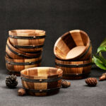 کاسه و آجیل خوری چوبی وودسنس کد WS-Z355