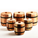 جا ادویه و ظرف حبوبات چوبی وودسنس کدWS-Z330 - Image 4