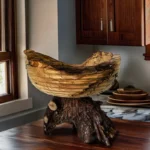 میوه خوری روستیک پایه دار وودسنس کد WS-Z379 - Image 5