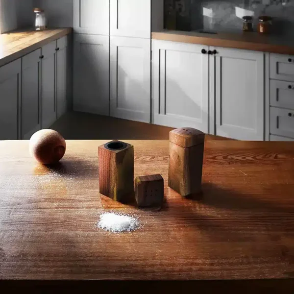 ست نمک و فلفل پاش چوبی وودسنس کد WS-Z384