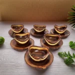 سرویس کاسه و پیش دستی چوبی وودسنس کد WS-Z385