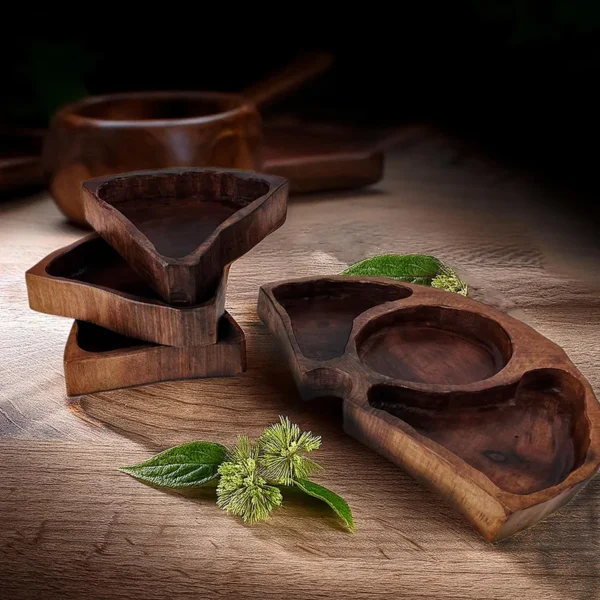 ظرف سرو اردو خوری چوبی وودسنس کد WS-Z382