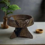 ظرف چوبی دفرمه پایه بلند وودسنس کد WS-Z389 - Image 2