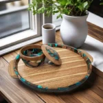 ست پذیرایی 19 پارچه چوب و رزین وودسنس کد WS-Z394 - Image 2