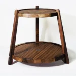 استند پذیرایی چوبی دو طبقه وودسنس کد WS_Z405 - Image 3