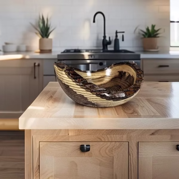 ظرف چوبی دفرمه سایز بزرگ وودسنس کد WS-Z414