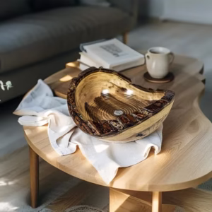 فروشگاه اینترنتی وودسنس 21 ظرف چوبی دفرمه سایز بزرگ وودسنس کد WS-Z415