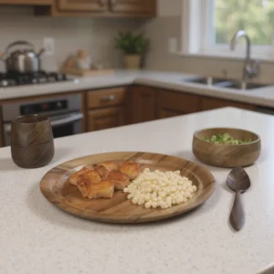 ست غذاخوری تک‌نفره چوبی وودسنس کد WS-Z422