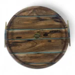 ست سینی و قندان چوب و رزین وودسنس کد WS-Z424 - Image 6